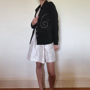 Embellished Bedazzled Black Jacket